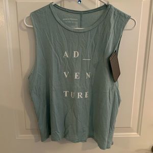 Good hYOUman adventure crop tank